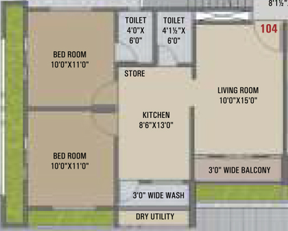 2 BHK Flat in Shyam Antillia in Mota Varachha, Surat - Image 655002