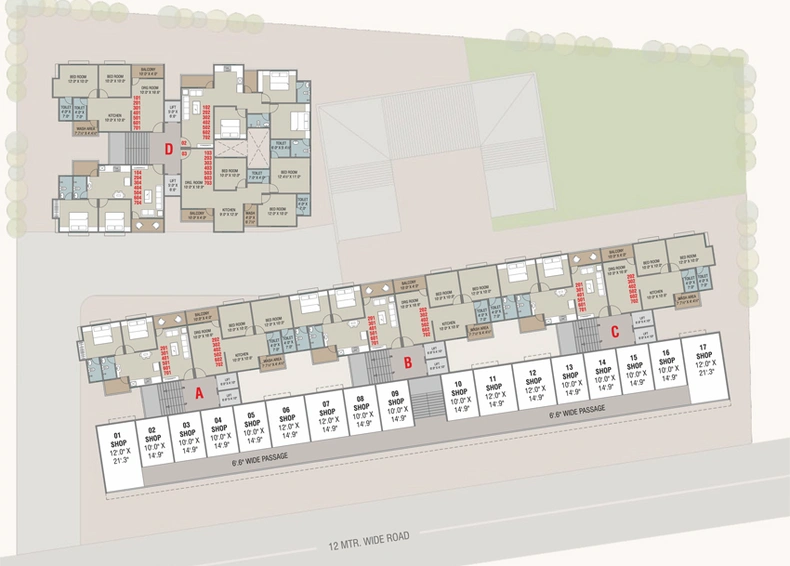 Master Plan of Altus 99 in Sevasi, Vadodara - Image 88949