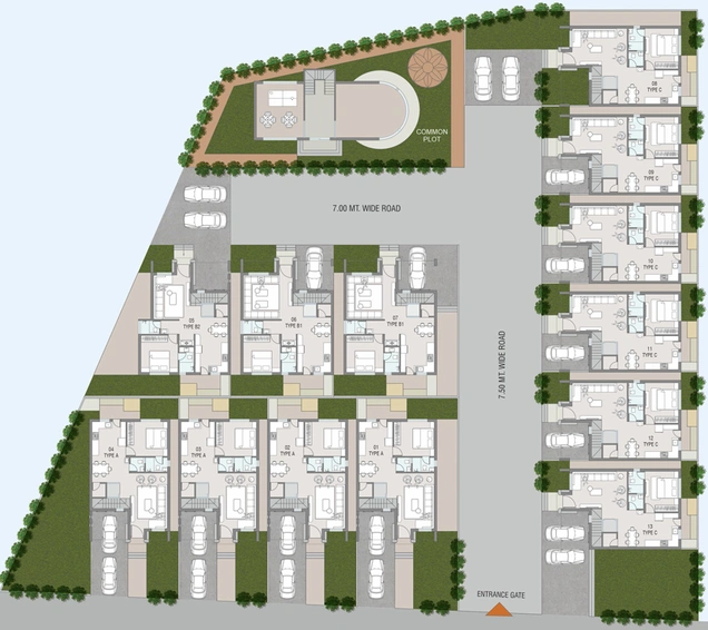 Master Plan of Anaya Eternity in Waghodia Road, Vadodara - Image 103977