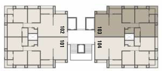 Floor Plan of Surka Sharnam Elegance in Singanpor, Surat - Image 89004