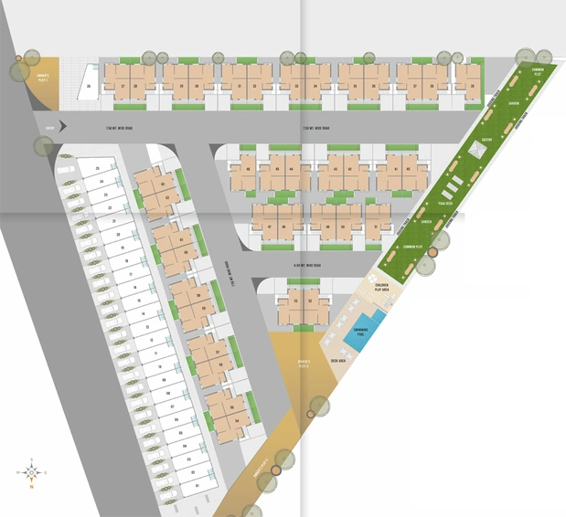 Master Plan of Lakshmi Aarna Luxuria in Waghodia Road, Vadodara - Image 89045