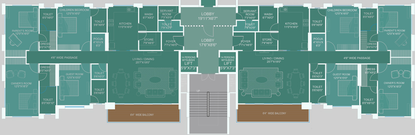 Floor Plan of Earth Status in Katargam, Surat - Image 89106