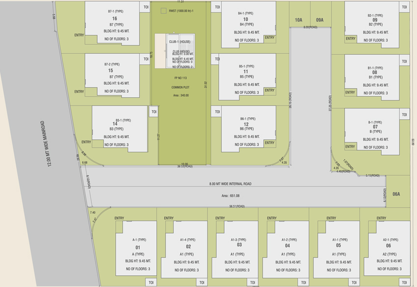 Master Plan of VR Vedam Villa in Sevasi, Vadodara - Image 89220