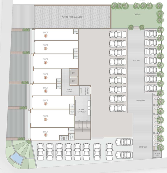 Master Plan of Shree Tatsat Life in Khodiyar, Ahmedabad - Image 89406