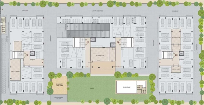 Master Plan of Sattva Exotica in South Bopal, Ahmedabad - Image 89276
