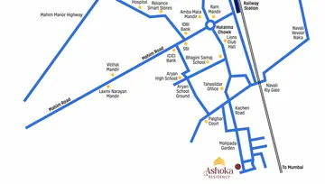 Location of Diamond Ashoka Residency - Image 92148