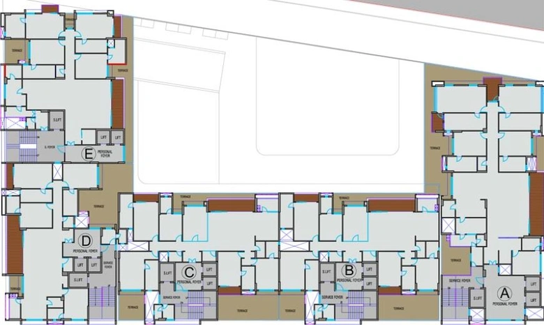 Floor Plan of True The North in Ambli, Ahmedabad - Image 89691