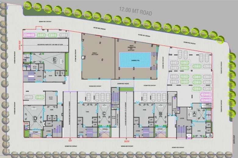 Master Plan of True The North in Ambli, Ahmedabad - Image 89692