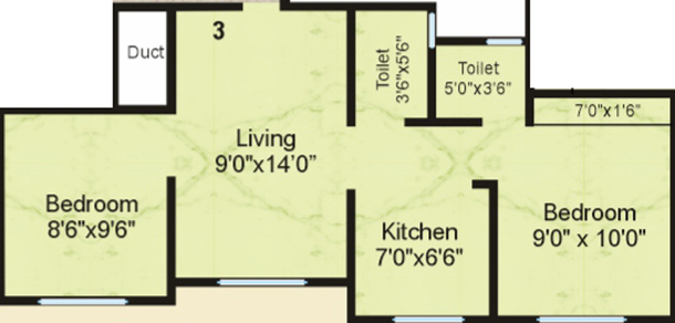 2 BHK Flat in Sadguru Tower in Saphale West, Palghar - Image 661303
