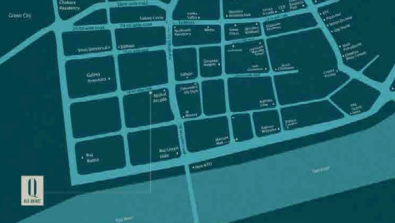 Location of Blu Quince in Pal, Surat - Image 89629