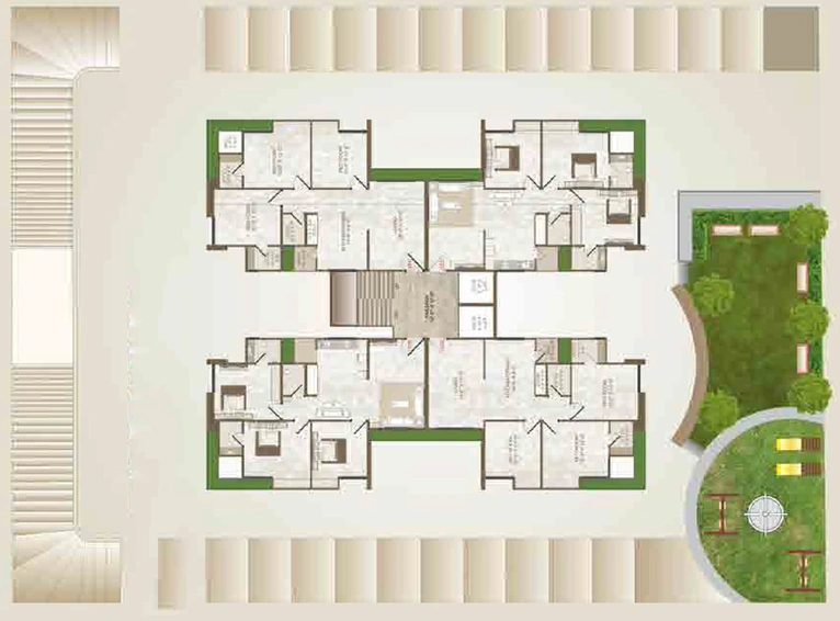 Master Plan of Blu Quince in Pal, Surat - Image 89631