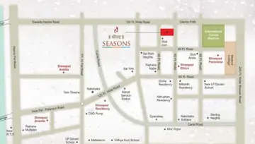 Location of Shreepad Seasons - Image 89714