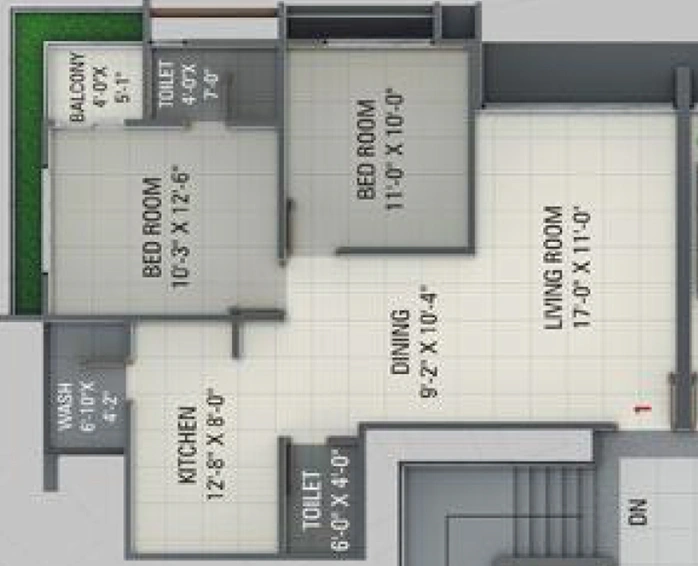 2 BHK Flat in Shreepad Panorama in Palanpur, Surat - Image 656643