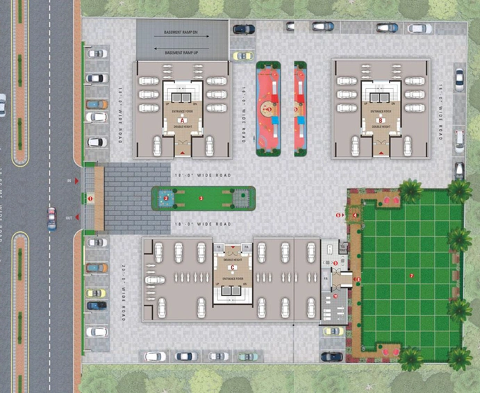 Master Plan of Shreepad Panorama in Palanpur, Surat - Image 89829