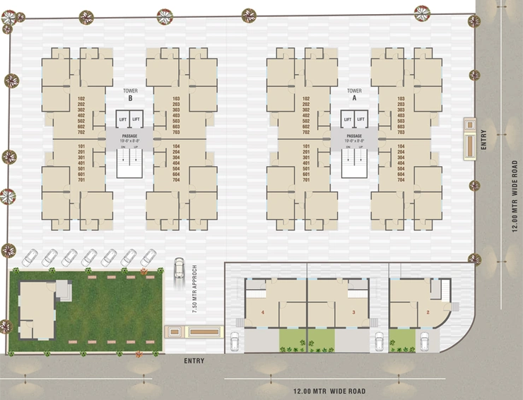 Master Plan of Shivam Shivaay Exotica in Harni, Vadodara - Image 89848