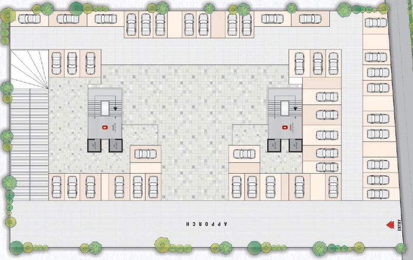 Master Plan of Unique Meera Homes in Mota Varachha, Surat - Image 89939