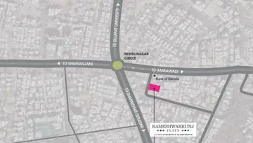 Location of Hiradhan Kameshwarkunj Flats - Image 90010