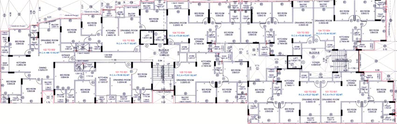 Floor Plan of Mallinath Dharmaraj Residency in Jivraj Park, Ahmedabad - Image 90190