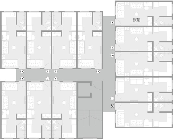 Floor Plan of Gabadia Homes in Kandivali West, Mumbai - Image 89995