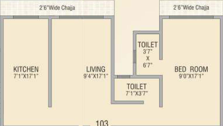 1 BHK Flat in Hirani Swanand Oasis in Kurla East, Mumbai - Image 657298