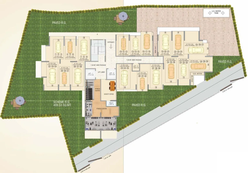 Master Plan of Hirani Swanand Oasis in Kurla East, Mumbai - Image 90089