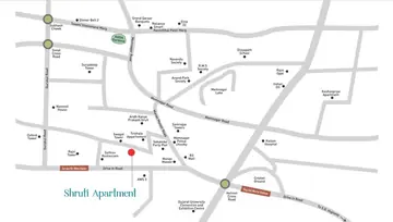Location of Safaliya Shruti Apartment - Image 90103