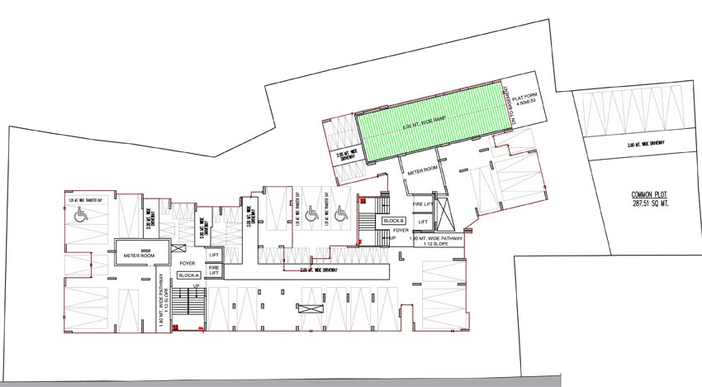 Master Plan of Safaliya Shruti Apartment in Memnagar, Ahmedabad - Image 90105