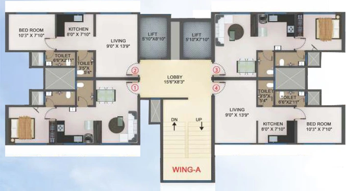Floor Plan of Bhoomi Samarth in Goregaon East, Mumbai - Image 90239