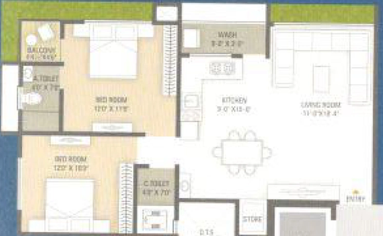 2 BHK Flat in Pavalion Werribee Victoria in Rander, Surat - Image 657552