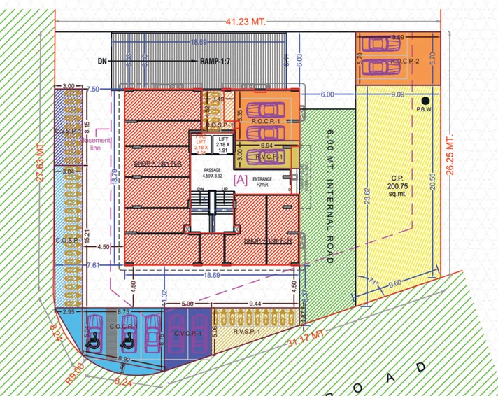 Master Plan of Jiteshbhai Angel Heights in Sarthana Jakat Naka, Surat - Image 90848