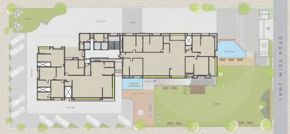 Master Plan of Praj Corona Heights in Pal, Surat - Image 106542
