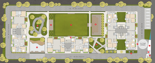 Master Plan of Sahajanand Viha in Mota Varachha, Surat - Image 109114