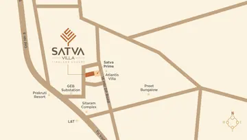 Location of Shubham Satva Villa - Image 91100