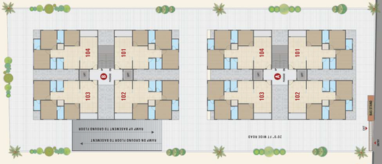 Master Plan of Anupam Reeva Icon in Mota Varachha, Surat - Image 90410