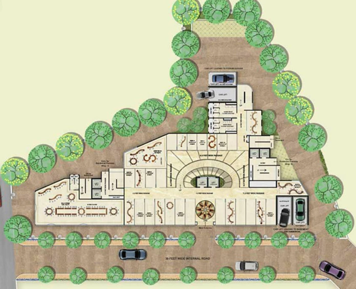 Master Plan of Navkar Paradise in Borivali West, Mumbai - Image 90418