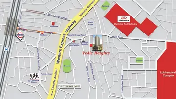 Location of UK Vedic Heights - Image 90431