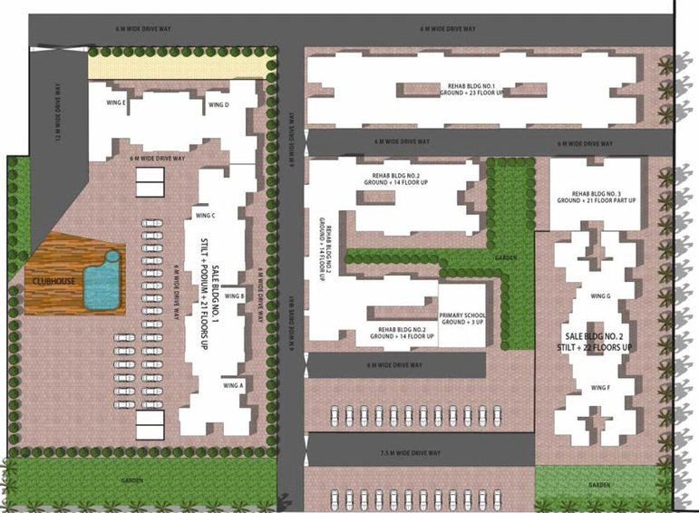 Master Plan of Ravi Gaurav Discovery in Malad West, Mumbai - Image 90453