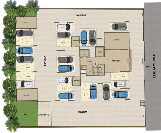 Master Plan of Mayfair Liv in Santacruz West, Mumbai - Image 90742