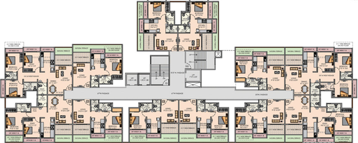 Floor Plan of Ushakiran Enclave in Dombivli, Thane - Image 20783