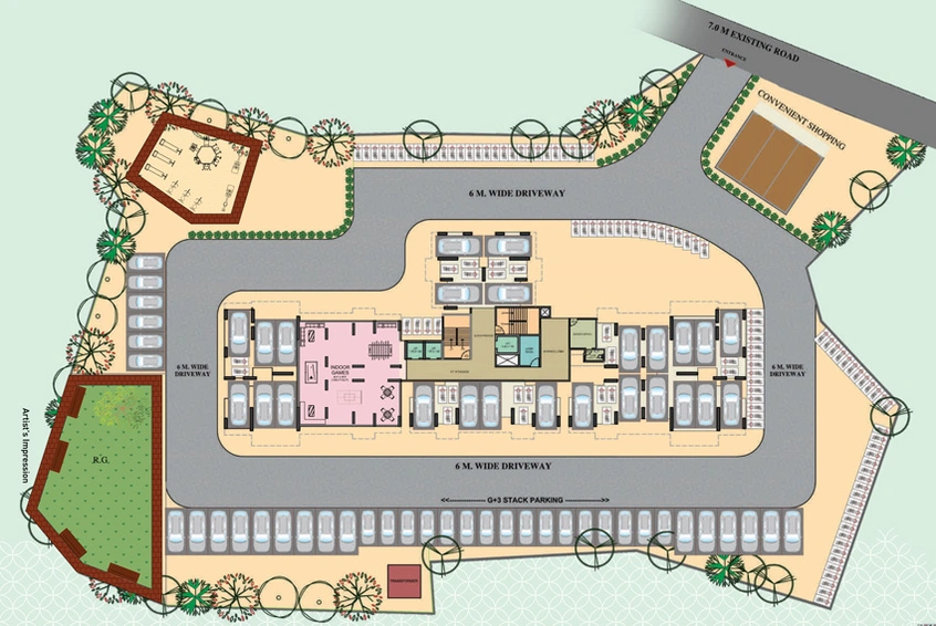 Master Plan of Ushakiran Enclave in Dombivli, Thane - Image 20784