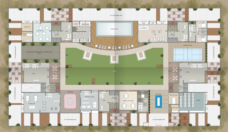 Master Plan of Avantis Ofira Siesta in Bharthana, Surat - Image 90880