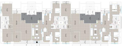 Floor Plan of Shaligram Kinaro in Katargam, Surat - Image 90942