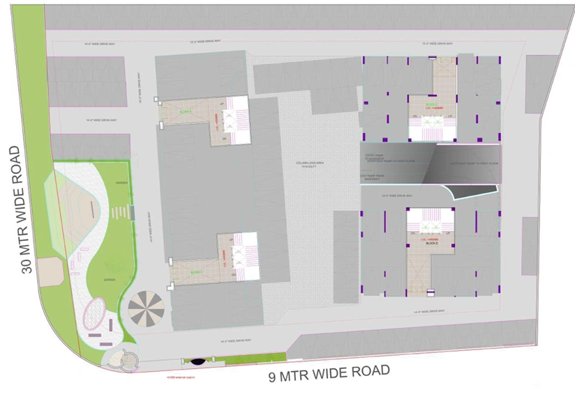 Master Plan of Shaligram Kinaro in Katargam, Surat - Image 90943
