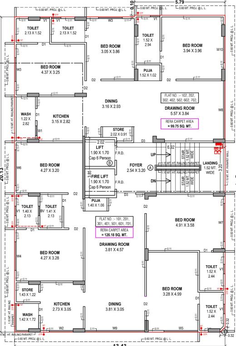 Floor Plan of Mairaa Allied 14 in New Maninagar, Ahmedabad - Image 90769