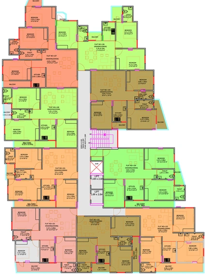 Floor Plan of Kashish 2 in Jagatpura, Jaipur - Image 93575