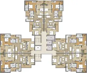 Project Image of 3 BHK Flat for Rent in Sushma Grande Nxt Zirakpur, Chandigarh - Image 50766