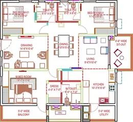 Project Image of 3 BHK Flat for Resale in Vasavi Sarovar Madhapur, Hyderabad - Image 51571
