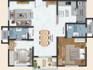 Project Image of 2 BHK Flat for Resale in Cybercity Stone Ridge Hitech City, Hyderabad - Image 51720