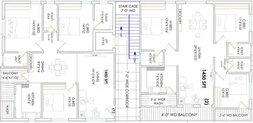 Project Image of 3 BHK Flat for Resale in Zenith Elite Apartment 1 Hafeezpet, Hyderabad - Image 52154