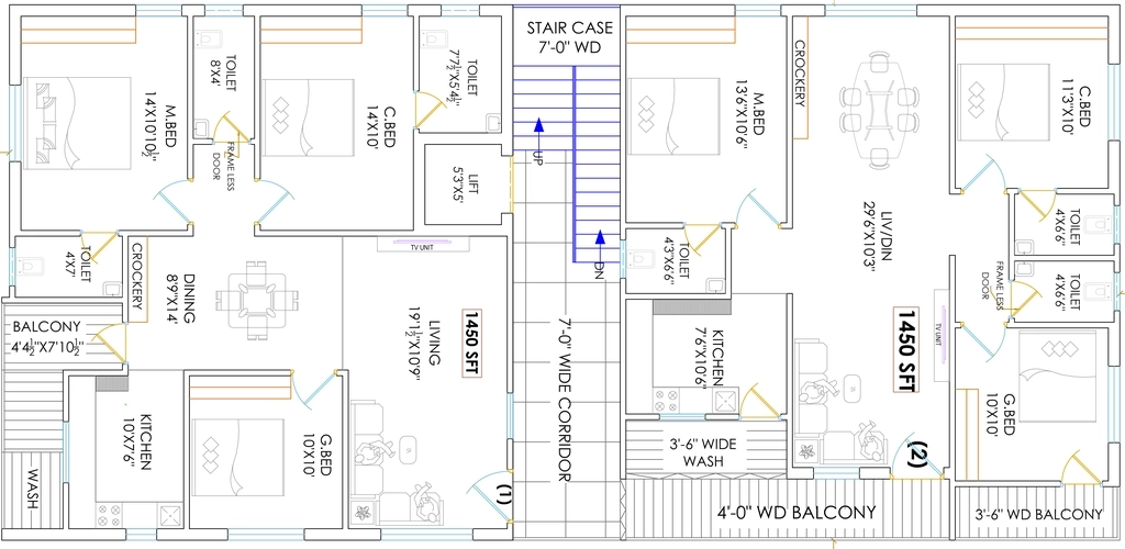Project Image of 3 BHK Flat for Resale in Zenith Elite Apartment 1, Hafeezpet - Image 52154